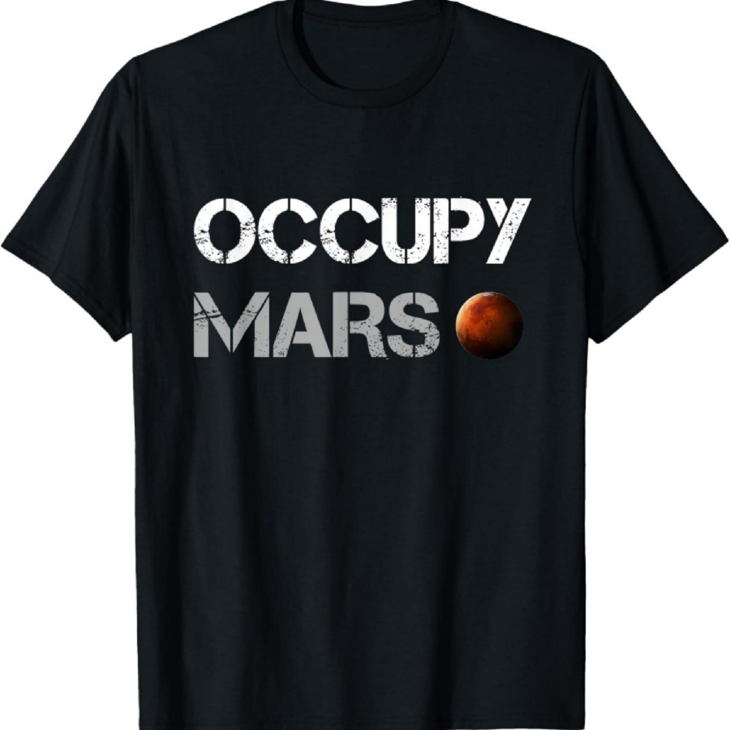 Футболка Occupy Mars Space Explorer S чёрный