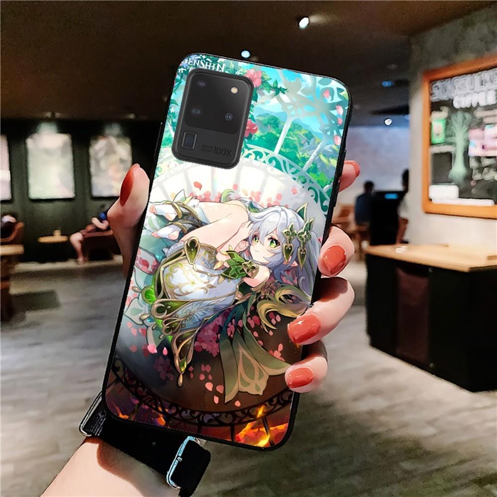 

Nahida Genshin Impact Phone Case For Samsung S 9 10 20 21 22 23 30 23 24 plus lite Ultra FE S10lite Fundas Samsung S30 Ultra 5G