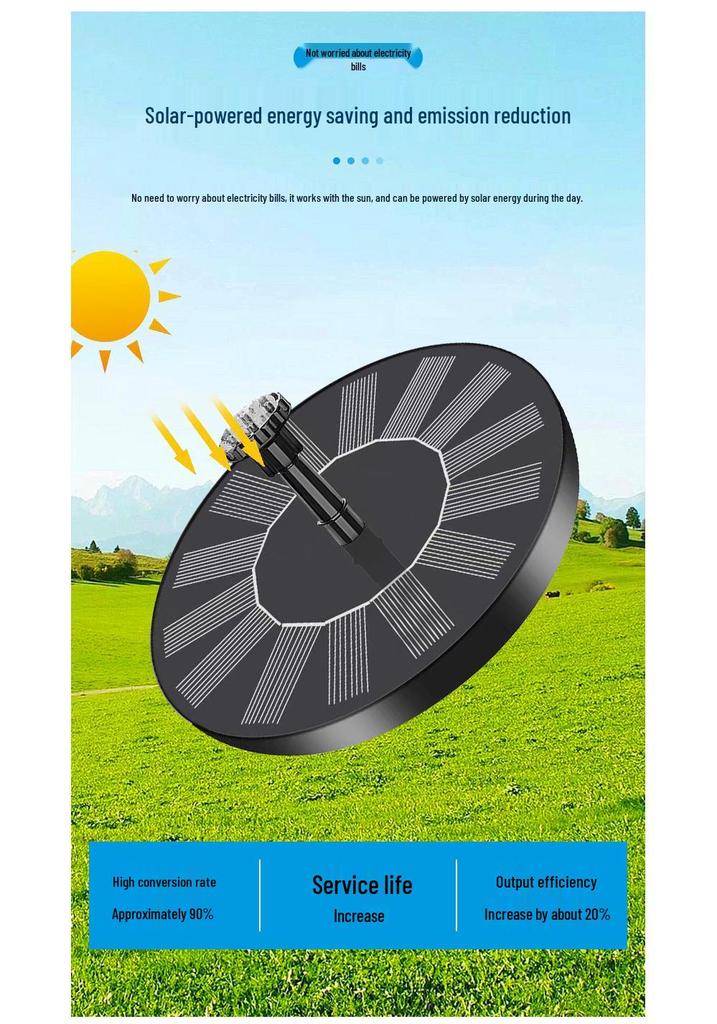 Solar Rockery Water Feature: Automatic Fountain Pump for Fish Pond and Courtyard Landscaping.