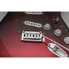 Musiclily 10.5mm String Pitch Short Block Two-Point Support Tremolo Bridge Unit for Squier Strat Guitars, Chrome