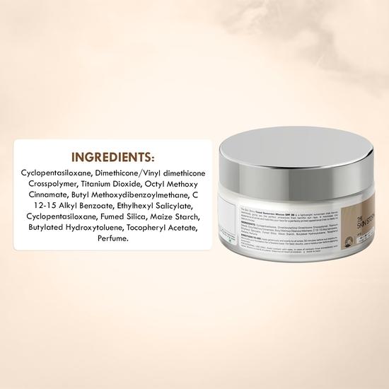 The Skin Story Sunscreen Mousse SPF 30 |Whipped Mousse Texture| Broad Spectrum| Light Weight & Non Sticky | UVA & UVB Protection | 40g