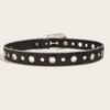 Adult Belt with Rhinestone Buckle Light Luxurious Ladies Locomotive Waistband