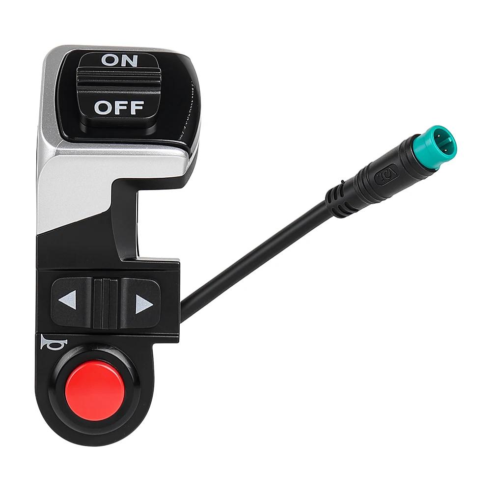 5Pin Handlebar Switch for Kugoo M4 Pro Electric Scooter 3 in 1 ON OFF Turn Signal Horn Button Replacement Parts Accessories