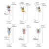 Fluorescent Fairies Figurines 6pcs Home Sculptures Ornament Home Cake Topper Decorations Garden Resin Small Accessories