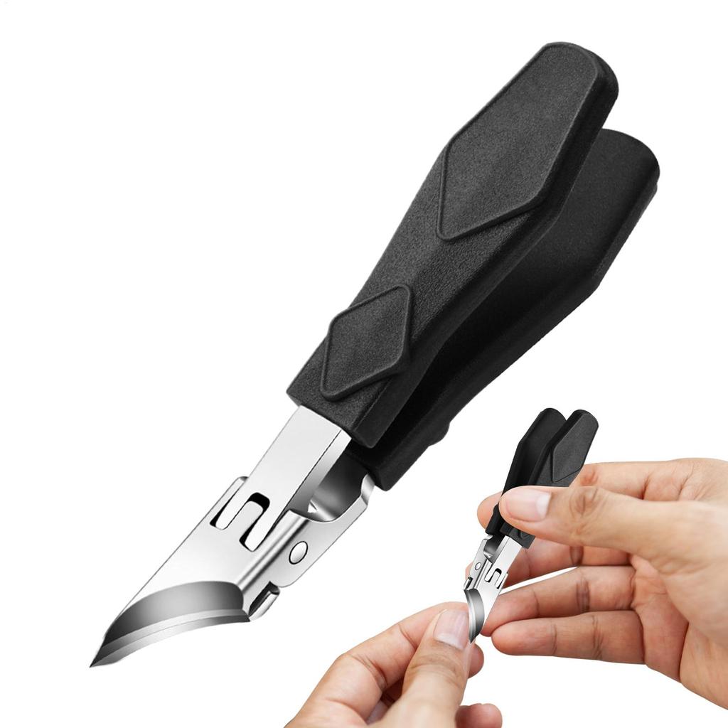 Slanted Nail Clippers Heavy Duty Anti-splash Curved Nail Cutting Pedicure Tools Nail Trimmers  Nail Pedicure Manicure Tools