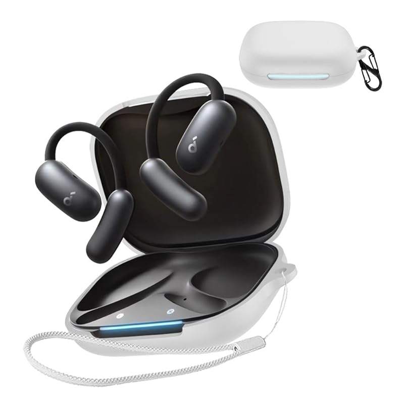 

For Anker Soundcore AeroFit 2 for case Cover [JIAYJP] Anker silicon lightweight Thin anti-slip storage cover Full protection Convenient charging