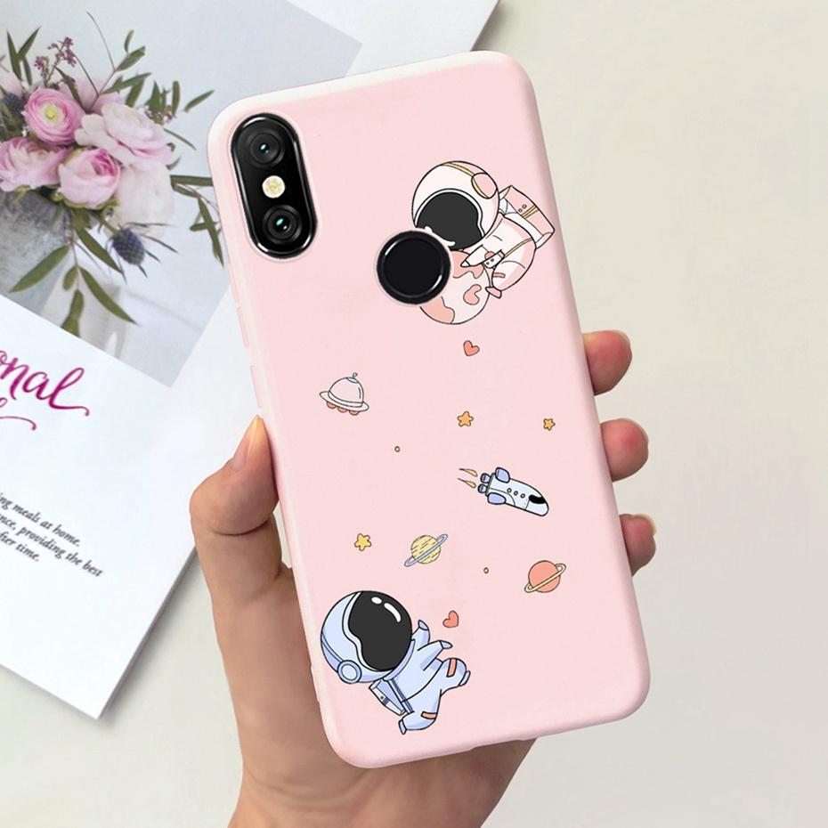 Case For Xiaomi Mi A2 Lite 5.84" Cute Animal Cartoon Candy Color Soft Silicone Phone Bumper For Xiaomi Mi A2lite Back Cover