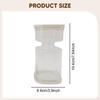 Pickle and Olive Hourglass Jar Storage Container Airtight Juice Separator for Kimchi Kosher