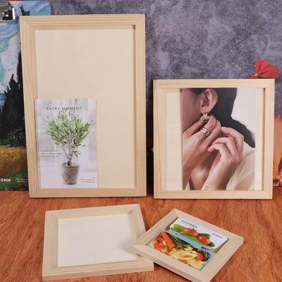 Uchwyt na puzzle artystyczne DIY Puste gliniane ramki Ozdoba na biurko Malowanie Rysowanie Drewniane uchwyty na zdjęcia DIY Rzemiosło Wielorozmiarowe
