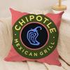Food CChipotleS Cushion Cover Pillowcase Ultra Soft Skin Friendly Fabric Cloud Like Comfort  Concealed Zipper