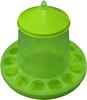 2kg Automatic Poultry Feeder Feed Bucket Farm Animal Barrel Chicken Feeder Waterer For Chick Livestock Peacocks Turkey Bird