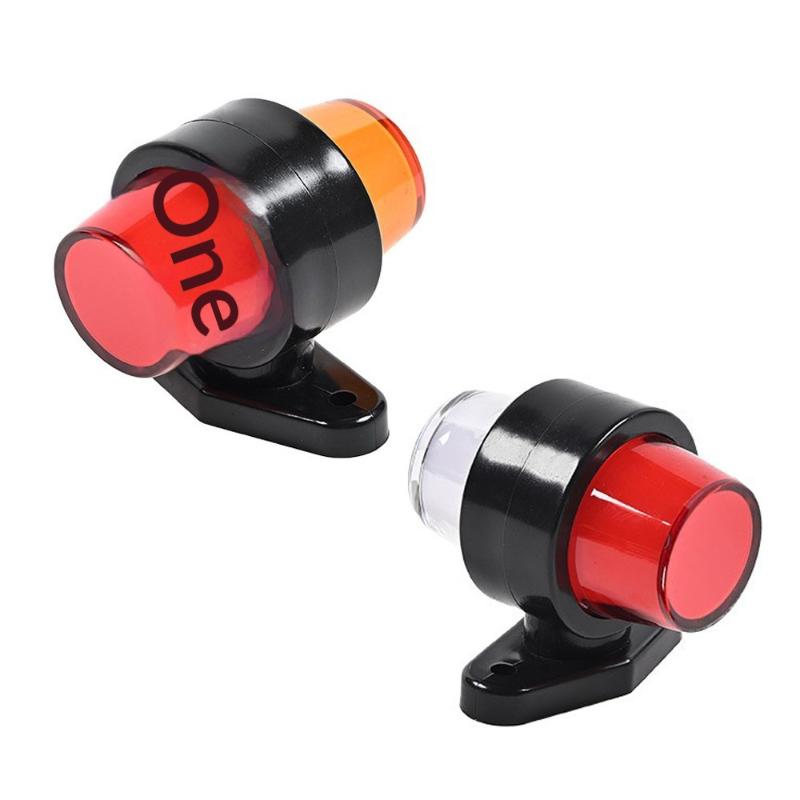 Side Marker LED Light 12V 24V for Trailer Truck Lorry Outline Indicator Lamp Bright Waterproof Amber Red White Lighting Accessory