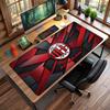Tappetino per Mouse Grande Stampato AC Milan, Tappetino Morbido in Gomma Antiscivolo per Scrivania da Gioco per Ufficio Laptop Computer Decorazione