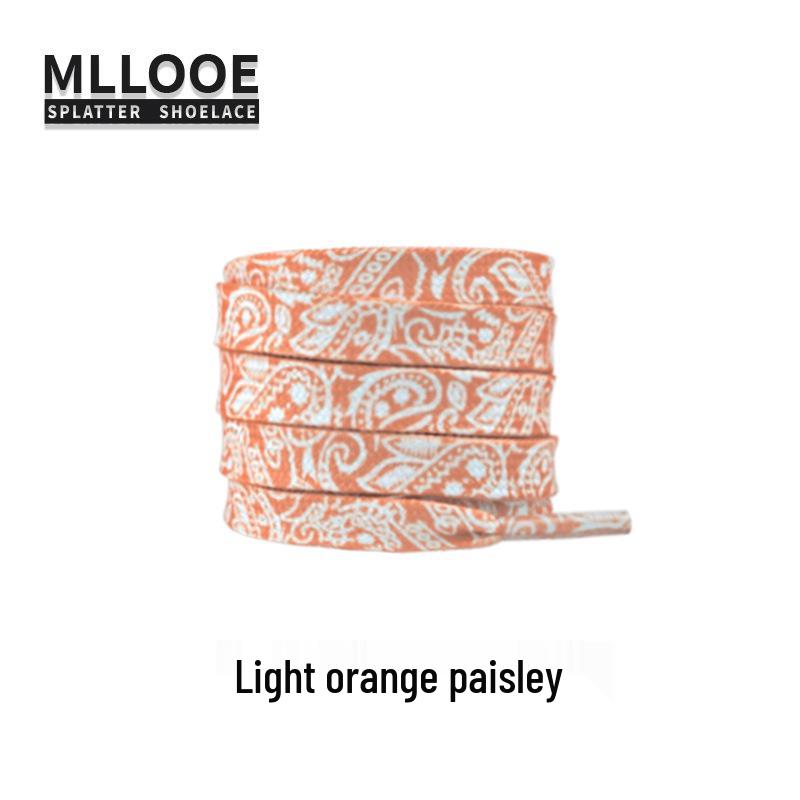 Cashew Flower Shoelaces for Air Force One AF1 & Casual White Sneakers