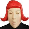 Halloween Latex Wig With Colorful Bobo Hairstyle For Cosplay And Costume Parties