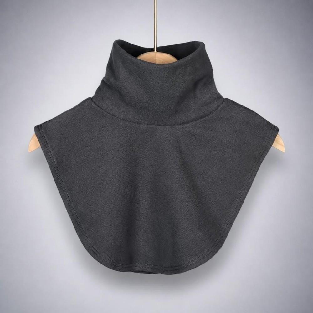 Velvet Lining Neck Warmer Scarf High Elastic Detachable Turtleneck Spring Autumn Winter
