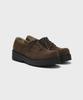 Firenze Atelier [Second.A] Volume Round Toe 5Cm Suede Derby 2Ndf2700Bs [Brown]
