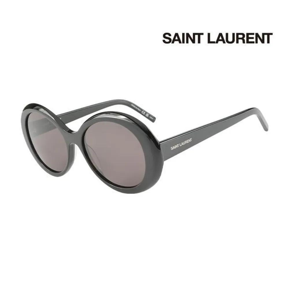 

Yves Saint Laurent Sunglasses SL419 001 Round Horn-rimmed UV Protection Women SL419 001_I [56]
