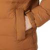 Columbia Omni-Heat Logo Pattern Color Block Zipper Hooded Warm Puffer Jacket Women outerwear White Brown WR9464-224