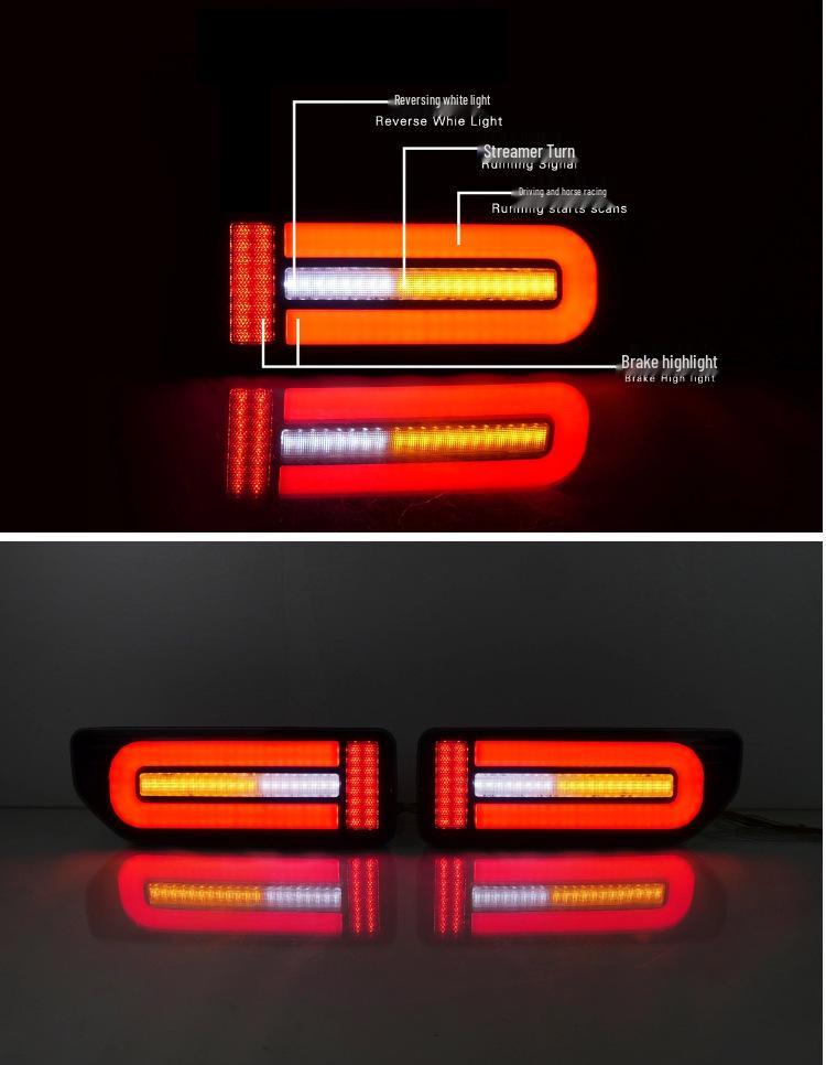 Rear Tail Lights for 2019-2025 Suzuki Jimny: Bumper Light Modification