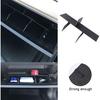 Glove Box Organizer Storage Insert Divider Compatible with Tesla 2024 Center Console Tray Car Interior Accessory 13.58X2.75X0.11In