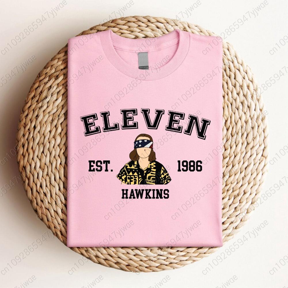2026 Kids Women Stranger Movie Theme Steve Dustin Eleven will TShirt Cool Streetwear Outfit For Fans Casual Unisex Tops S