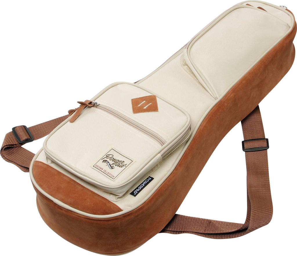 IBANEZ IUBS542-BE Beige Ibanez Soprano Size Ukulele Case with Protective Cushions On Both Shoulders