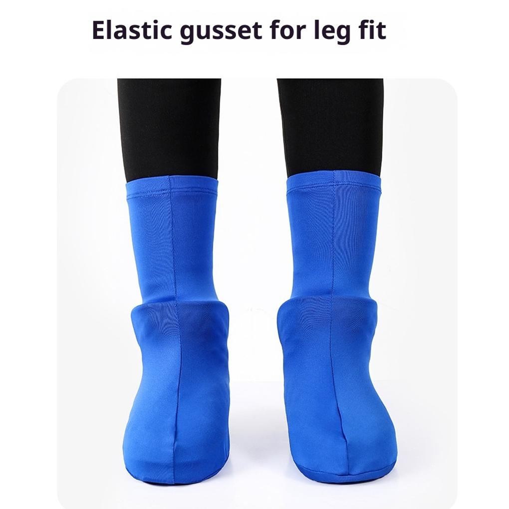 Wodoodporne Pokrowce na Buty do Jazdy na Rowerze Wsuwane Ochraniacze na Buty z Ochroną przed Piaskiem Wsuwane Ochraniacze na Buty do Jazdy na Rowerze