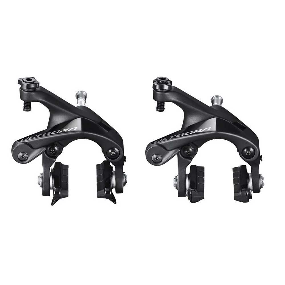 SHIMANO Front and Rear Set with R55C4 Medium Shoes BR-R8100 чёрный