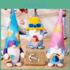 Charming Ocean Inspired Summer Gnome Plush Toy With Fun Accessories For Display