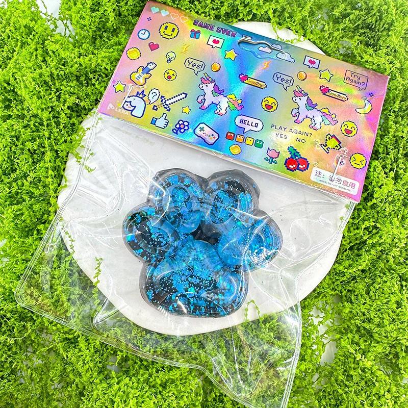 

Latest Dazzling Vivid Plush Cat Foot Antistress Paws Girls Kids Toys Gifts Pinch Cat Paw Press Decompression Adult Sensory Toy