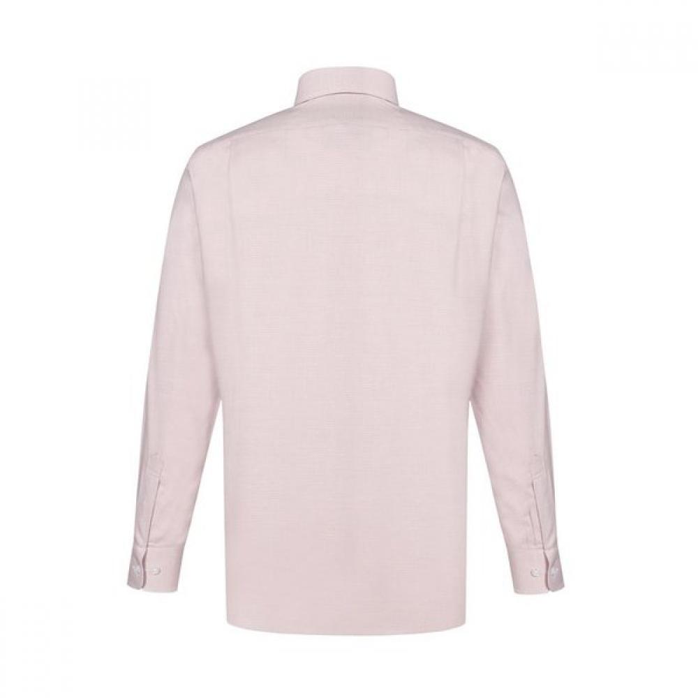 Daks Men S Pin Check Regular Fit Long Sleeve Shirt dmp1Shdl122w1