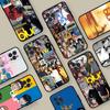 Rock Band B-Blur Phone Case For IPhone 16 Pro Max 15 17 Plus 14 13 12 Mini 11 Black Cover