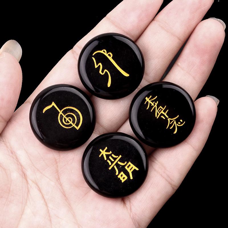 Ametystowy Agat Symbol Światła Reiki dla Wzmocnienia Równowagi