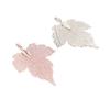 2PCS Leaf Pendants Handcrafted DIY Zinc Alloy Leaves Pendants for Necklace Jewelry Making