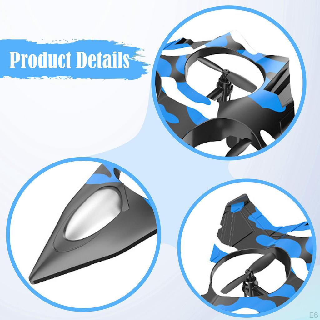Remote Control Airplane Fighter Jet Model Fixed Wing Aircraft 360° Flip Gifts RC Plane Outdoor