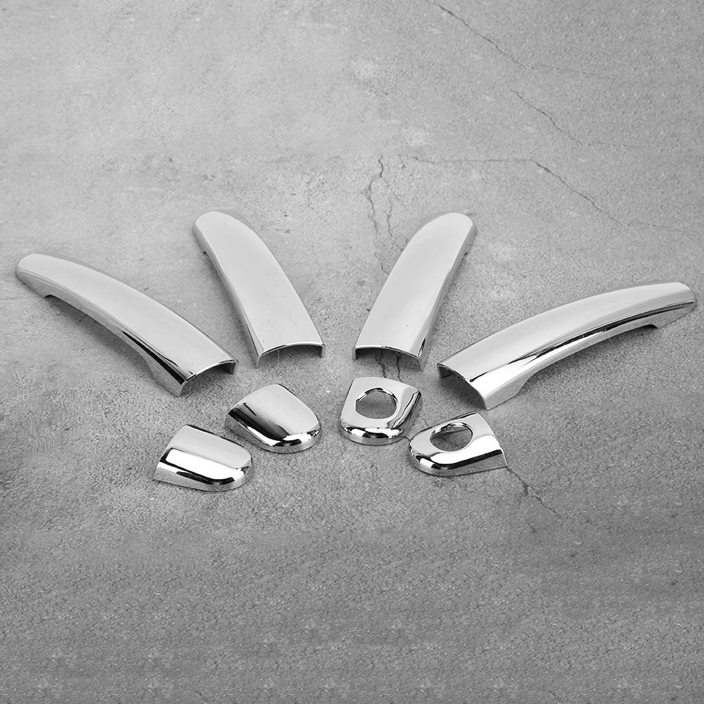 Stainless Steel Electroplate Door Handle Fits for Skoda Octavia 2005 2012