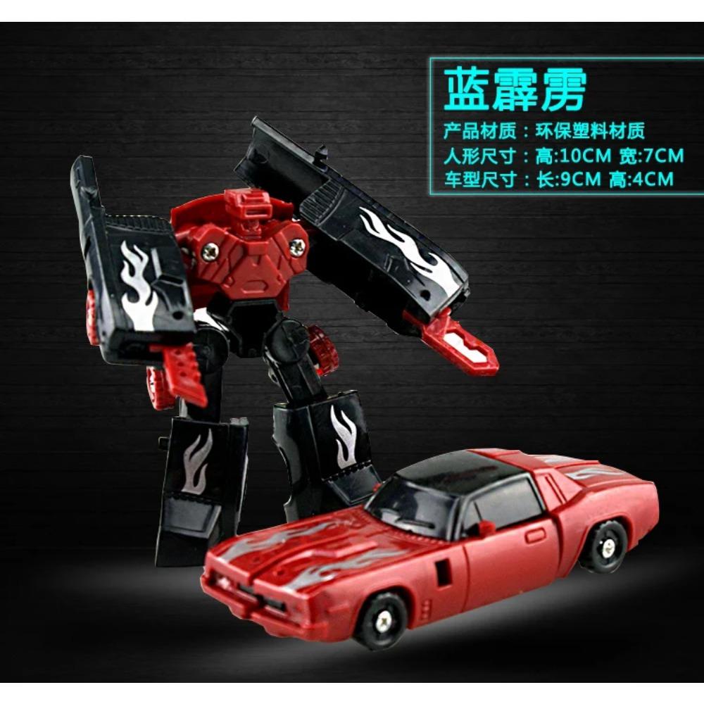 Transformation Deformation Robot Yellow Car Compatible Model Building Kid"s Block Hobbies Car Model Early Education Kid's Toy