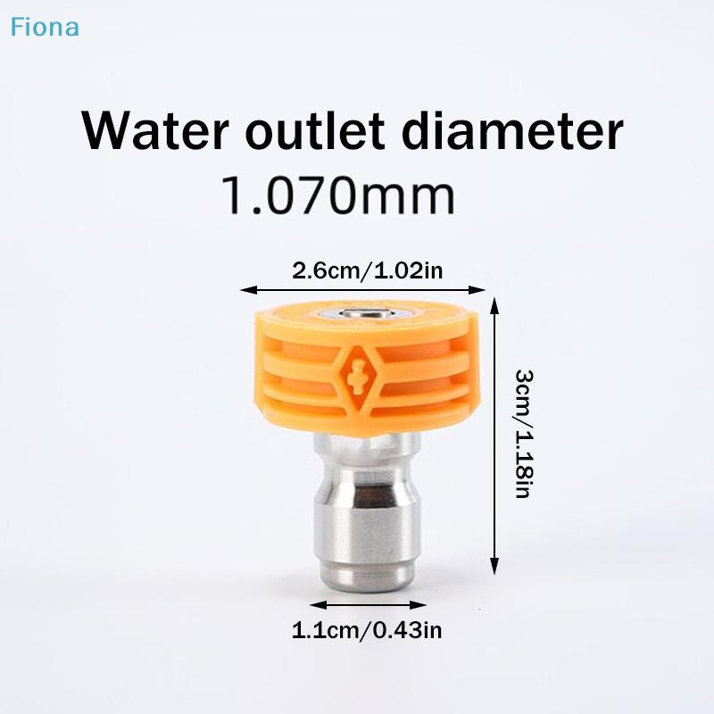 Pressure Washer Nozzle Tips,4 Color-Coded Spray Nozzles (0°/15°/25°/40°) for Power Washer,Quick Connect Spray Tips