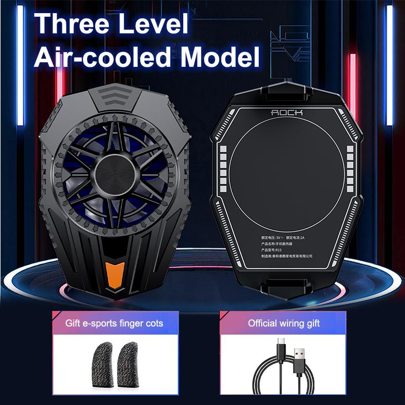 Mobile Phone Cooler Cooling Fan Radiator For PUBG Phone Cooler Back-clip Semiconductor Game Air Cooling Fan
