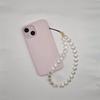 Heart Shell Bead Phone Chain Anti-Loss Charm Strap Keychain Lanyard Pendant Ins Bag Camera Decoration For Woman Girl