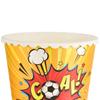 Popcorn Container Snacks Chips Box Bowl Plastic Bucket 2.3L