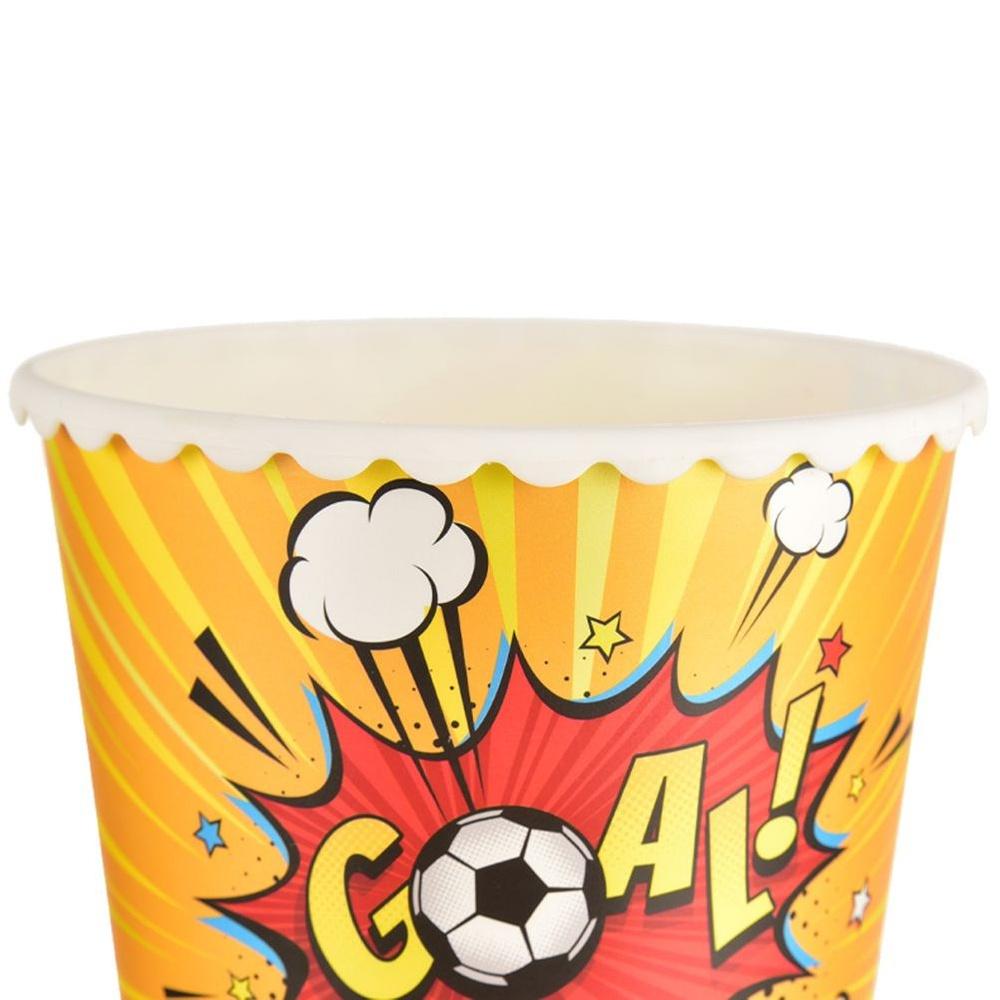 Popcorn Container Snacks Chips Box Bowl Plastic Bucket 2.3L