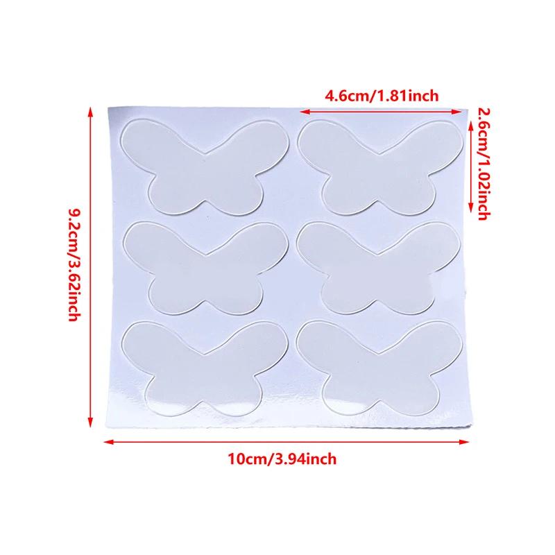 

6 шт. корректор для ушей в форме бабочки эльфийские наклейки для ушей самоклеящиеся косметические наклейки для ушей