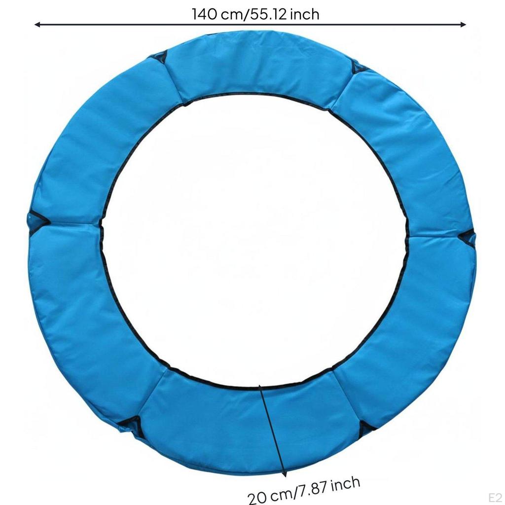 Trampoline Pad Dense Foam Padding Spring Protector Thickened Cushion for Kids, Indoor,