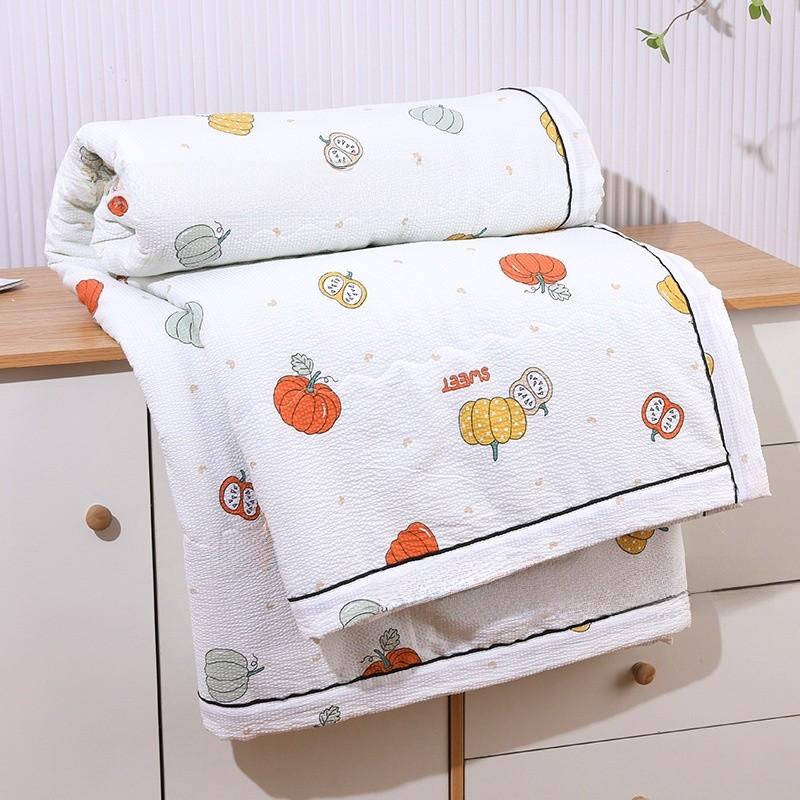 Bubble Cotton Summer Duvet Breathable Material Ecofriendly Filling For Student