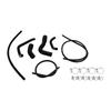 Silicone Radiator coolant Hose Fit For Aprilia RS 660 RS660 2021-2025 Black