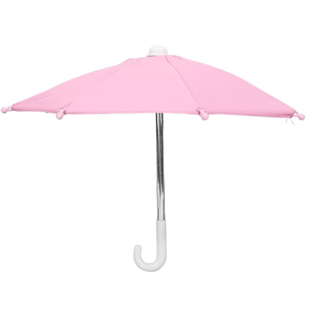 Handy Sonnenschirm Niedlich Tragbar PVC und Metall Handy Schirm Sonnenschutz Abdeckung für Angeln Rosa