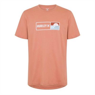 Hurley Mens Box Logo T-Shirt
