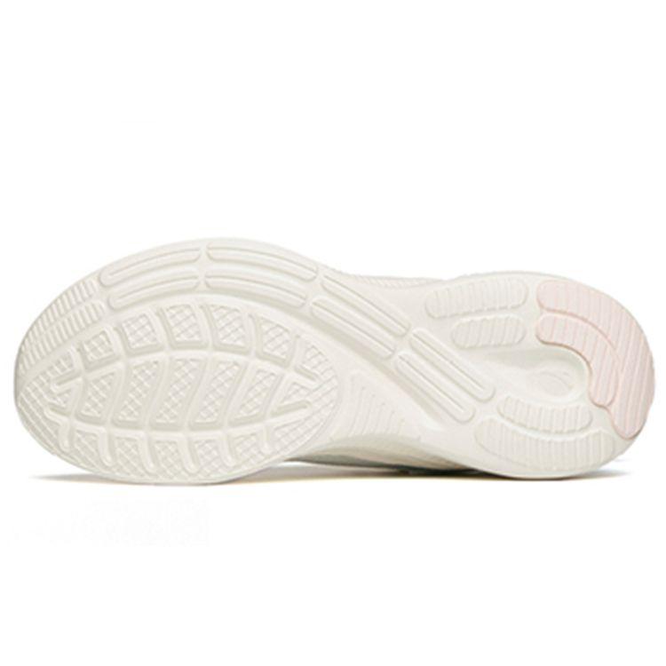 Anta Feihong Soft Sole Shock Absorbing Non-Slip Wear-Resistant Low-Top Running Shoes Women Sneakers White Blue 922135541-5